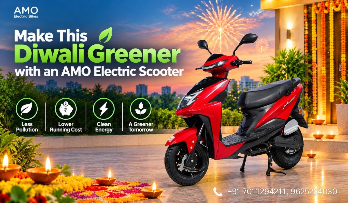 Make This Diwali Greener with an AMO Electric Scooter