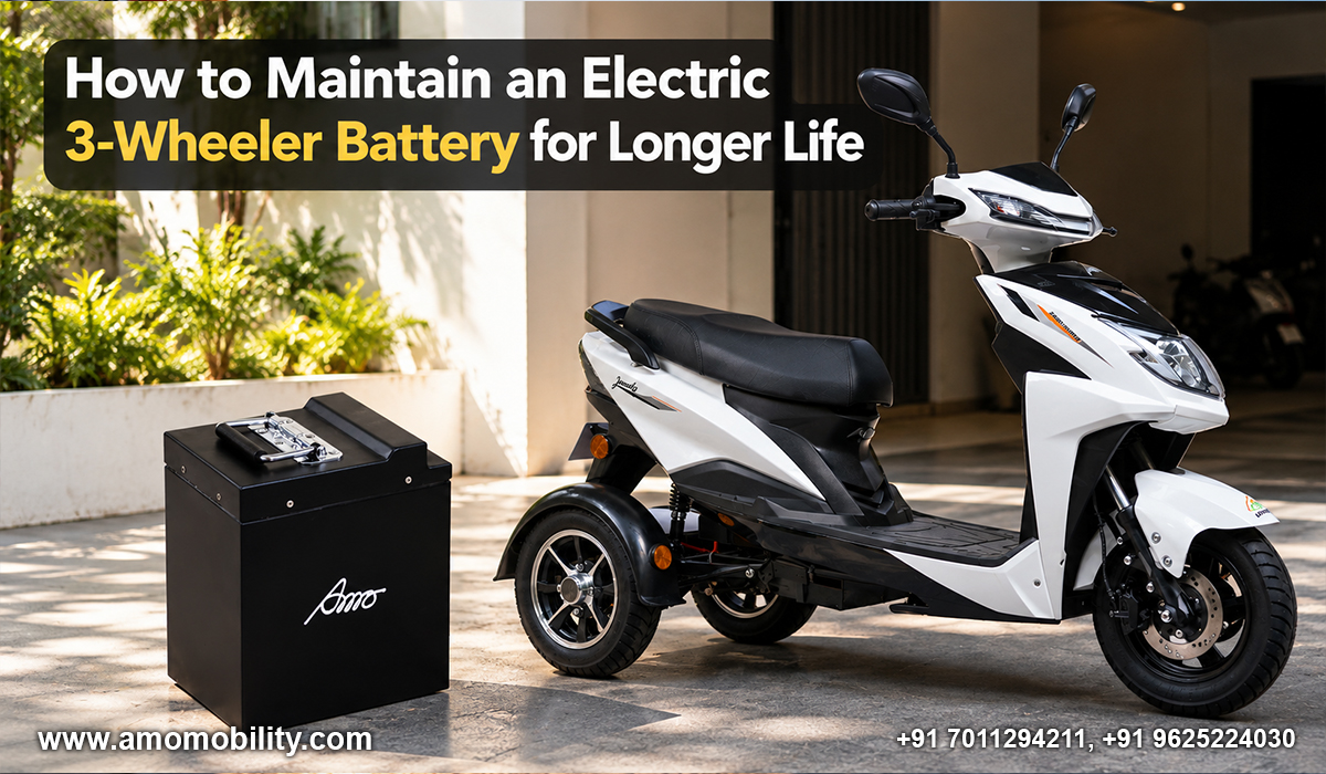 How to Maintain an Electric 3-Wheeler Battery for Longer Life