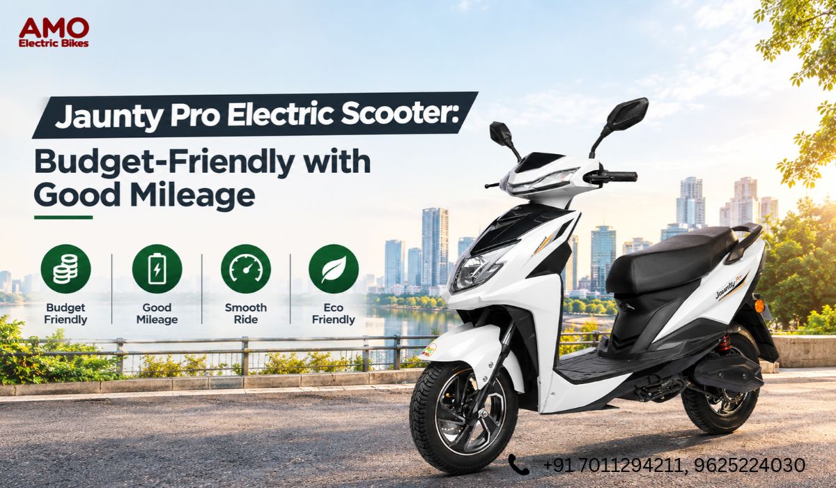 Jaunty Pro Electric Scooter: Budget-Friendly with Good Mileage