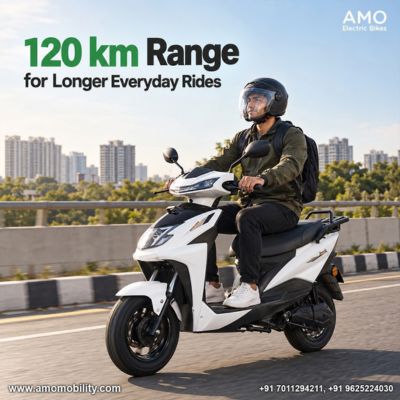 Bring Home AMO’s High-Speed Electric Scooter This Diwali, 120 km Range