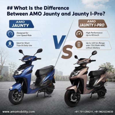 AMO Jaunty vs. Jaunty I-Pro: Range, Speed & Features Compared