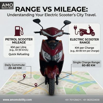 Electric Scooter Mileage vs Petrol Scooty: Cost Comparison