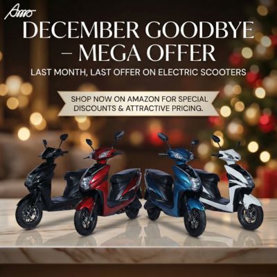 December Goodbye – Mega Offer | Last Month, Last Offer on Electric Scooters