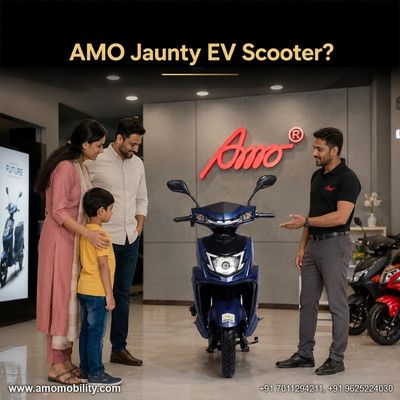 Electric E-Scooter: Why AMO Jaunty is the Smart Choice for Daily Commuting