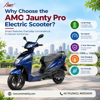Jaunty Pro Electric Scooter: Budget-Friendly with Good Mileage