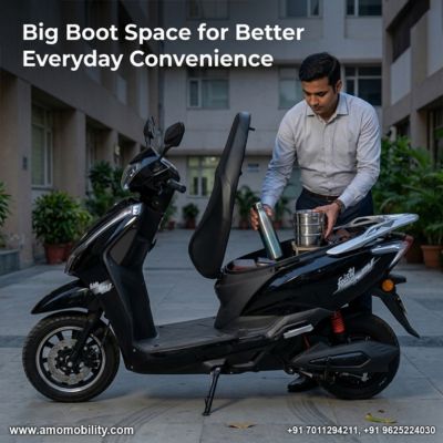 AMO Feisty Electric Scooter: Range, Features, Boot Space & Price