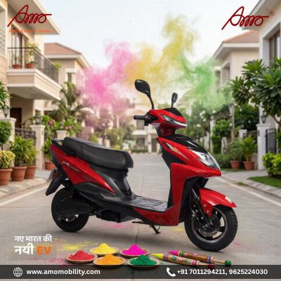 Celebrate Eco-Friendly Holi with an Electric Scooter