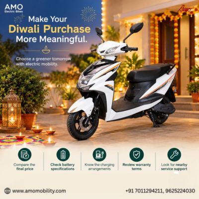 Make This Diwali Greener with an AMO Electric Scooter