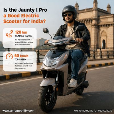 AMO Jaunty I Pro: A Powerful High-Speed Electric Scooter for Modern India