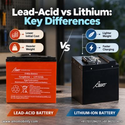 Lead-Acid vs. Lithium Battery: Which Is Better for a Non-RTO Electric Scooter?