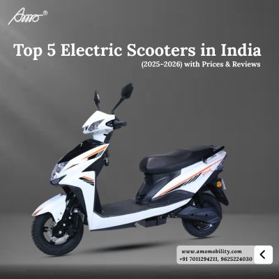 Top 5 Electric Scooters in India (2025–2026) with Prices & Reviews