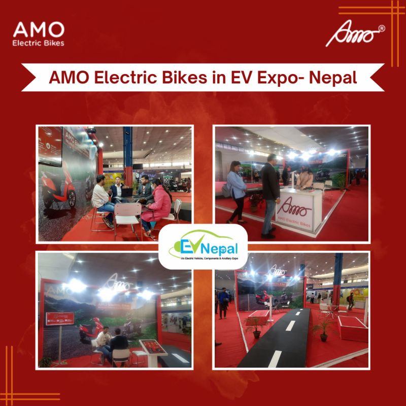 AMO Electric Bikes in EV Expo Nepal