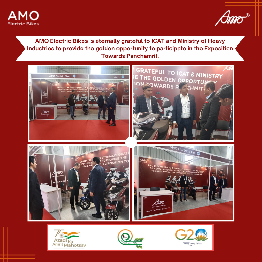 AMO Electric Bikes at 'Towards Panchamrit'